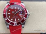 SK Factory Rolex Submariner 41mm Dandong 3135 Movement Red Ceramic Bezel/Rubber Watch